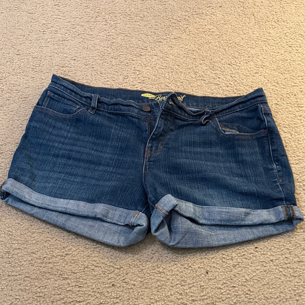 Old Navy Dark Blue Jean Shorts